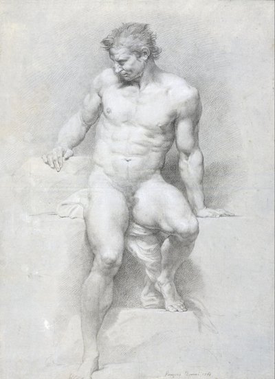 Academic Nude by Pompeo Girolamo Batoni